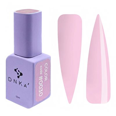 Gél lak DNKa Gel Polish Color č. 0030 – jemný ružovo-béžový odtieň