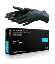 Rukavice nitrilové nepudrované nitrylex® black (100 ks)
