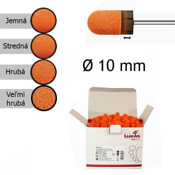 LUKAS PODO Brúsne klobúčiky na pedikúru Ø 10 mm, 50 ks