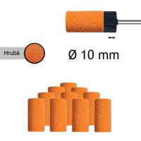 LUKAS PODO Brúsne klobúčiky na pedikúru Ø 11 mm valec, 10 ks