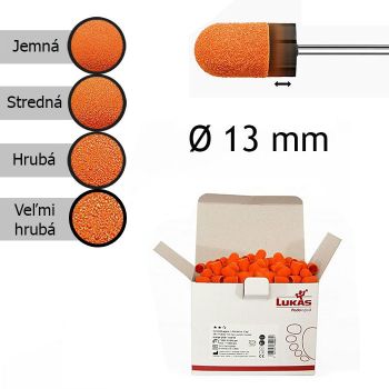 LUKAS PODO Brúsne klobúčiky na pedikúru Ø 13 mm, 50 ks