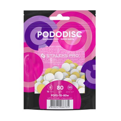 Brúsne kotúčiky STALEKS PDFS-15-80 biele