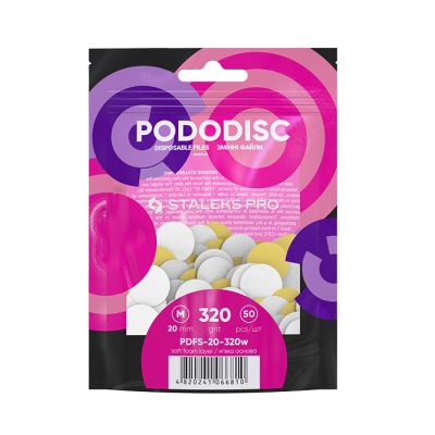 Brúsne kotúčiky Pododisc STALEKS PDFS-20-320 biele