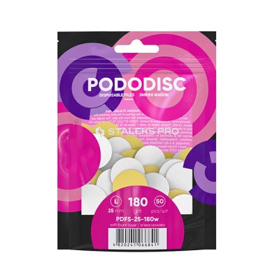 Náhradné brúsne kotúče Pododisc STALEKS 25 mm, zrnitosť 180