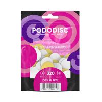 Pedikérske náhradné brúsne kotúčiky na Pododisc STALEKS PDFS-25-320 biele