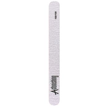 Pilník na umelé nechty 100/100 Astonishing Nails File In Form Zebra Straight
